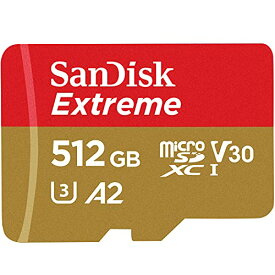 microSDXC 512GB サンディスク Extreme UHS-1 U3 V30 4K Ultra HD A2対応 JNHオリジナルSDアダプ付 並行輸入品