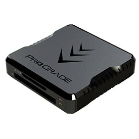 ProGrade Digital (プログレードデジタル) CFast/SD USB3.2Gen2 ダブルスロットカードリーダー (PG02) 正規輸入品