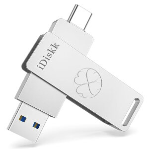 iDiskk \bhXe[g256GB iPhone15Ή tbV USB3.2 Gen2 őǎXs[h500MB/s nCXs[h USB3.2+Type-CRlN^ pAPPsv OTGOtUSB X}[gt