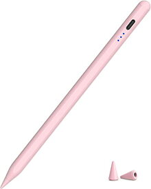 2023新登場 超急速充電 アップルペンシル タッチペン iPad ペンシル スタイラスペン 極細 高感度 傾き感知 磁気吸着 誤作動防止 途切れなし 軽量 耐摩 USB充電式 バッテリー残量表示 2018年以降 iPad/iPad Pro/iPa