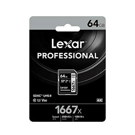 Original Lexar 1667x V60 250MB/s Flash Memory sd cards 64gb 128GB UHS-II U3 Card high speed 256GB SDXC For 3D 4K HD video (64G