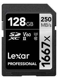 Original Lexar 1667x V60 250MB/s Flash Memory sd cards 64gb 128GB UHS-II U3 Card high speed 256GB SDXC For 3D 4K HD video (128