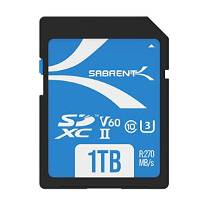 SABRENT SDJ[h 1TBASDJ[h V60A[J[hAUHS-II[J[hA270MB/b̍]ALmAxmtCApi\jbNAjRȂ̂UHS-IIJƌ݊ SD-T