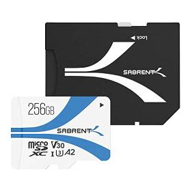 SABRENT MICRO SDカード 256GB, まいくろSDXC カード V30、メモリーカード、UHS-IIメモリーカード、PS5 PS4 Macbookその他のデバイスで最大 100MB/s秒の高速転送 SD-MQ30-256)