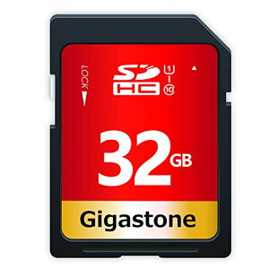 Gigastone SDJ[h 32GB SDHC [J[h  tHD rfI SD card fW^J Full HD UHS-I U1 Class 10 ~jP[X1t