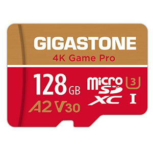 5Nۏ Gigastone }CNSDJ[h 128GB A2 V30 UHS-I U3 Class 10 100/50 MB/S  Gopro ANVJ X|[cJ 4K Ultra HD  SDϊA_v^t ~j[