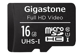 Gigastone マイクロSDカード 16GB SDアダプタ付き ミニ収納ケース付き SDHC U1 Class 10 UHS-I 85MB/S Gopro アクションカメラ スポーツカメラ フルHD 動画
