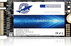 Dogfish M.2 2242 SSD 1TB NVMe PCIe Gen3 x 4\bh Xe[g hCuA3D NAND TLCAQ[~OSSDAR/W ő2200MB/b1800MB/b (M.2 2242 PCIeA1TB)