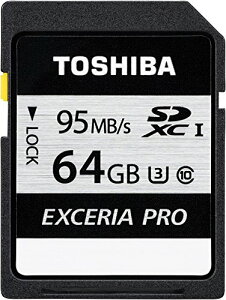 TOSHIBA SDXCJ[h 64GB Class10 UHS-I U3Ή (őǏox95MB/s ő发x75MB/s) 5Nۏ { (Ki) SD-KU064G