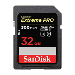 TfBXN Ki SDJ[h 32GB SDHC Class10 UHS-II V90 ǎő300MB/s SanDisk Extreme PRO SDSDXDK-032G-GHJIN VpbP[W