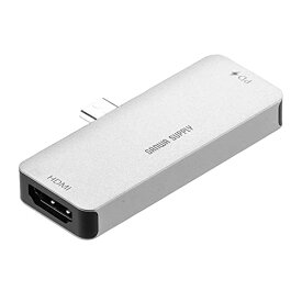 サンワダイレクト Type-C HDMI 変換アダプター 4K/60Hz HDR対応 PD100W 500-ADC2GM