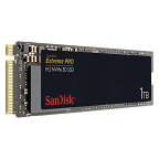 SanDisk サンディスク 内蔵SSD M.2-2280 / Extreme Pro 1TB / PCIe Gen3 NVMe / メーカー5年保証/ SDSSDXPM2-1T00-G25