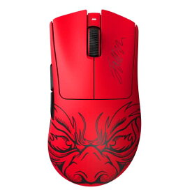 Razer レイザー DeathAdder V3 Pro Faker Edition レジェンドプロゲーマー「Faker」選手モデルの軽量63gワイヤレスゲーミングマウス Focus Pro 30K オプティカルセンサー 第3世代オプティカルマウススイ