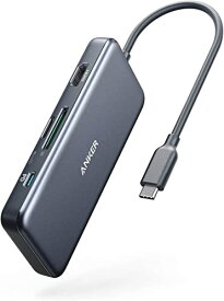 Anker(アンカー) USB-Cハブ PowerExpand+ 7-in-1 USB-Cハブアダプター 4K HDMI 100W電源供給 USB-Camp;USB-A 5Gbpsデータポート2口 microSDamp;SDカードリーダー MacBoo