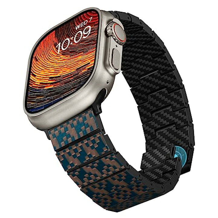 楽天市場】カーボン製 Watch Band モダン ステアーズ Apple Watch 対応 