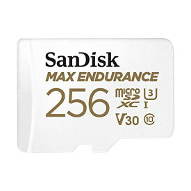 SanDisk 256GB MAX Endurance microSDXC Card with Adapter for Home Security Cameras and Dash cams - C10, U3, V30, 4K UHD, Micro