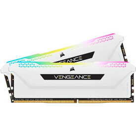 Corsair DDR4-3600MHz デスクトップPC用 メモリ VENGANCE RGB PRO SLシリーズ 32GB 16GB 2枚 CMH32GX4M2D3600C18W