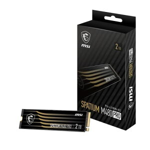 MSI SPATIUM M480 Pro PCIe 4.0 NVMe M.2 2TB SSD ^Cv S78-440Q600-P83 HD4391