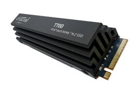 Crucial(クルーシャル) T700 2TB 3D NAND NVMe PCIe5.0 M.2 SSD ヒートシンクモデル 最大12,400MB/秒 CT2000T700SSD5JP 国内正規保証品