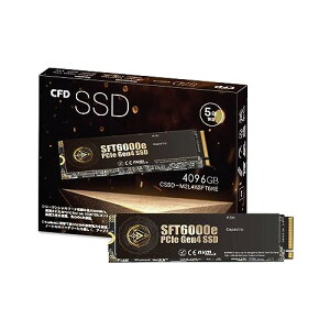CFD SSD M.2 NVMe SFT6000e V[Y 3D NAND TLC̗p SSD PCIe Gen4 4 (ǂݎő6000MB/S) M.2-2280 NVMe SSD4096GB CSSD-M2L4KSFT6KE [J
