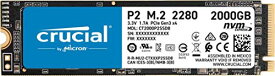 Crucial SSD P2シリーズ 2TB M.2 NVMe接続 正規代理店保証品 CT2000P2SSD8JP 5年保証