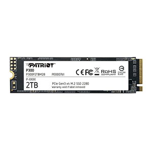 Patriot Memory P300 2TB M.2 SSD 2280 NVMe PCIe Gen 3x4 ^SSD P300P2TBM28