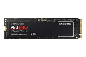 SAMSUNG 980 PRO 2TB PCIe NVMe 第4世代 内蔵 ゲームSSD M.2 (MZ-V8P2T0B/AM)