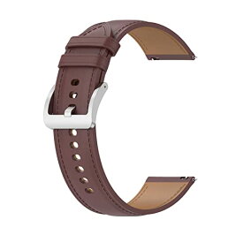 SHEAWA HUAWEI WATCH GT 4 46mm/GT3 Pro 46mm用バンド ベルト 本革 WATCH GT 3 46mm レザー 交換バンド 交換ベルト アクセサリー (ダークブラウン)