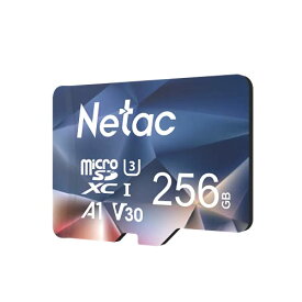 Netac microSD 256GB 最大100MB/s microSDXC UHS-I U3 A1 V30 C10 Full HD Nintendo Switch対応 メーカー正規品認証 - P500256