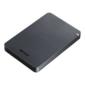BUFFALO USB3.1(Gen.1)�Ή� �ϏՌ��|�[�^�u��HDD 1TB �u���b�N HD-PGF1.0U3-BKA