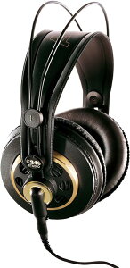 AKG �L�� �Z�~�I�[�v���^�w�b�h�z�� �X�^�W�I���j�^�[ K240S �������K�i �u���b�N