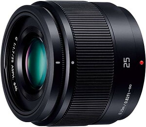 pi\jbN(Panasonic) Pœ_Y }CNtH[T[Yp ~bNX G 25mm/ F1.7 ASPH. ubN H-H025-K