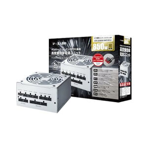 ���l�u�� �d�����j�b�g 850W ATX �d�� 80 PLUS �S�[���h PC�d�� �t���v���O�C�� �Z�~�t�@�����X �z���C�g KRPW-GA850W/90+/WHITE