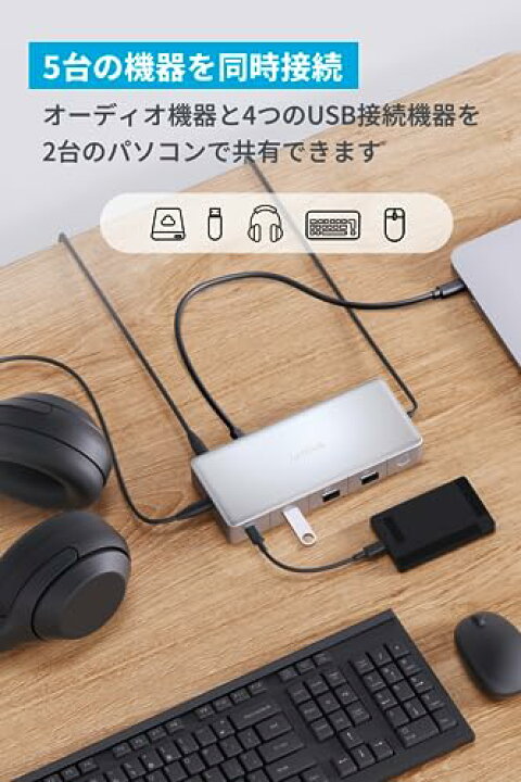楽天市場】Anker KVM Switch (Dual 4K, For デスクトップPC ノートPC 