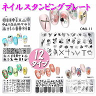 【ランキング1位 2冠達成】スタンピングネイルプレート 12枚セット スタンピングネイル スタンプネイル …