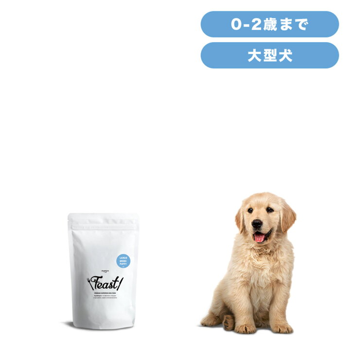 楽天市場 Inumeshi フィースト 子犬用 大型犬用 1kg Inumeshi