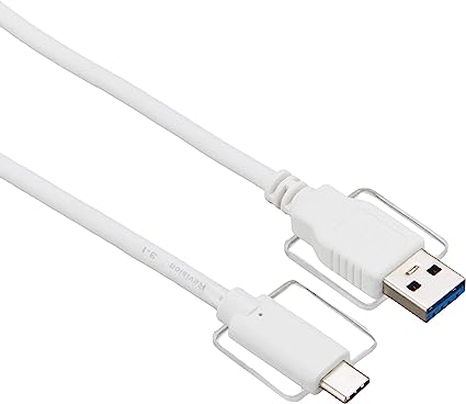 【完売】BUFFALO USB3.1Gen1ケーブル(AtoC)0.5m ホワイト BSUAC31105WH