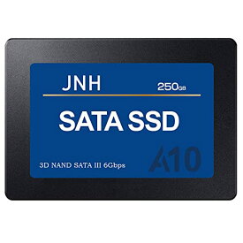 JNH SSD 250GB 3D NAND SATA3 6Gbps 内蔵 2.5インチ 7mm 550MB/s アルミ製筐体