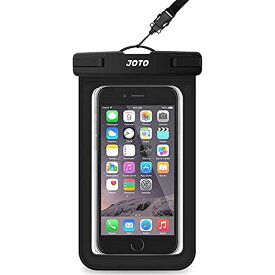 JOTO 防水ケース IPX8認定 携帯電話用ドライバッグ 最大7.0 スマホに対応可能 適用端末：iPhone 14 13 Mini Pro Max iPhone 12 11 XS XR 8 Android -ブラック
