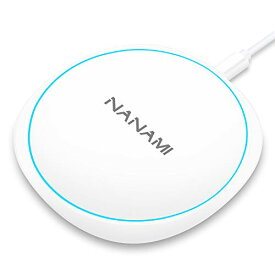 NANAMI ワイヤレス充電器 Qi認証 最大15W出力 USB Type-C ポート iPhone 15/14/13/12シリーズ/SE第2世代/11Pro(Max)/XR/X/8 AirPods 第三世代/Pro(第二世代) Galaxy S23(