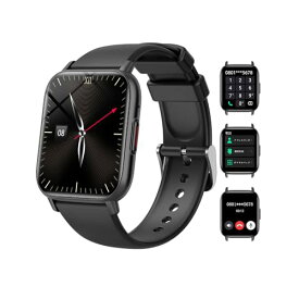 2023年冬初売り Seefox スマートウォッチ 多種機能付き Smart Watch Bluetooth5.3通話機能付き 1.85インチ大画面 iPhone/アンドロイド対応 100多種類な運動モード 歩数計 腕時計 天気予報 音楽再生 多言語
