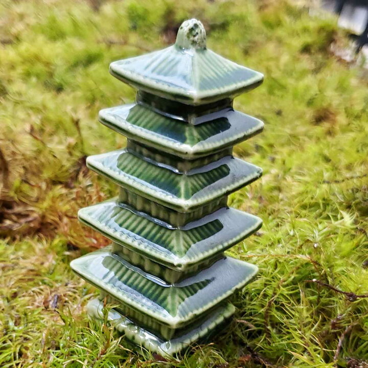 楽天市場】ミニチュア 置物 飾り フィギュア 五重塔（ごじゅうのとう 