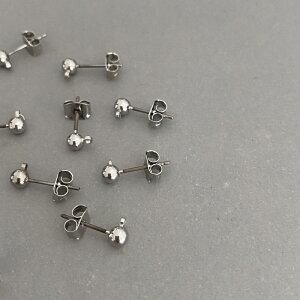 [ 10pcs ] `^ sAX|Xg 4mm ۋ [ S[h / Vo[ ] `^|Xg Lb` Jt AM[Ή sAX p[c