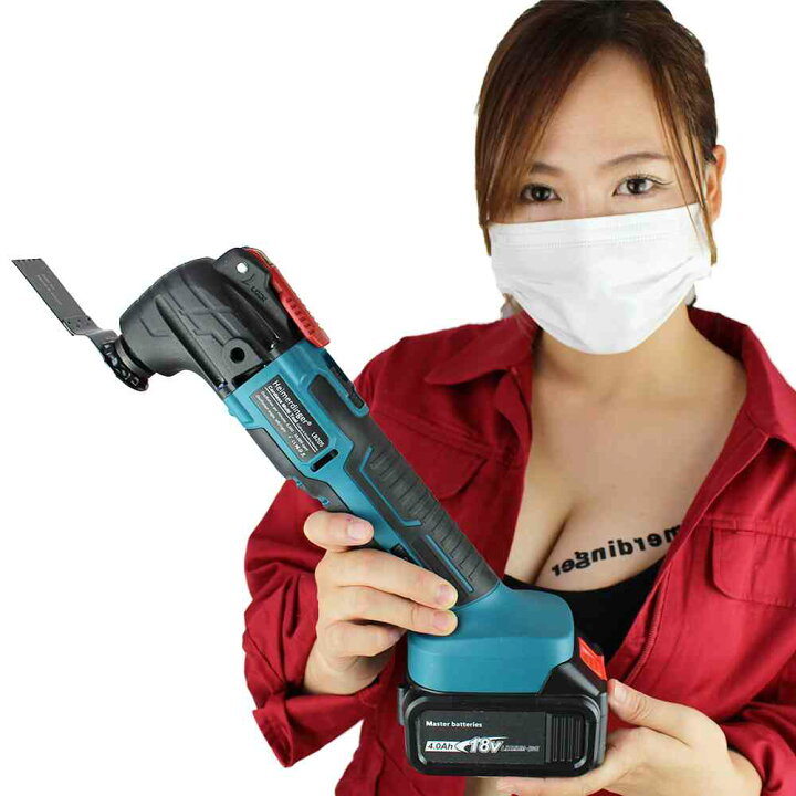 楽天市場】マルチツール 本体のみ コードレス カットソー 工具レス 18V 