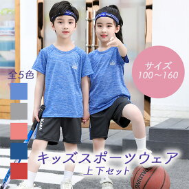 スポーツウェア 子供服 子ども服 こども服 キッズ セットアップ 夏 女の子 男の子 子供スポーツウェア 半袖 可愛い 子供服 2点セット 体操キッズ 上下セット キッズ用 学生服 ファッション スポーツ 練習用 体操 送料無料