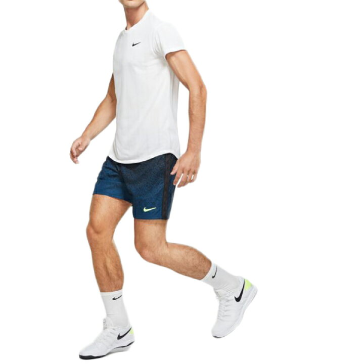 楽天市場 ナイキ メンズ テニス ウェア ラファ ショートパンツ ブラック ボルト Ck9784 010 ノータッチエース