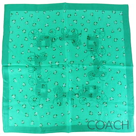 無料父の日ラッピング！ コーチ COACH スカーフ レディース 花柄 馬車モチーフ シルク 【送料無料（ネコポス メール便）】 ブランド コーチ正規品販売店 直営アウトレット店より直輸入