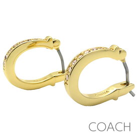 無料母の日ラッピング！ コーチ COACH ピアス レディース イヤリング フープピアス アクセサリー ジュエリー フープ型 シグネチャー 【送料無料（ネコポス メール便）】 ブランド コーチ正規品販売店 直営アウトレット店より直輸入