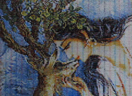 楽天市場】絵画・ペルシャ絨毯 タブリーズ産 88×124cm（額込）イラン製 