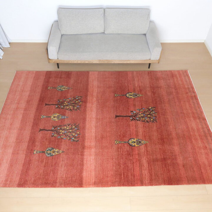 楽天市場】【10%OFFクーポン】ギャッベカシュクリ イラン製 302×203cm 